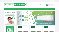 Desktop Screenshot of enerjidukkani.com