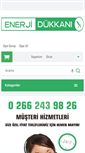 Mobile Screenshot of enerjidukkani.com