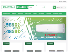 Tablet Screenshot of enerjidukkani.com